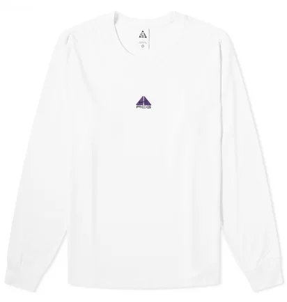 Лонгслів чоловічий Nike Acg Lungs T-Shirt White DR7753-122