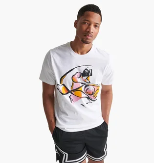 Футболка мужская Air Jordan Flight Mvp Summer Flow Graphic T-Shirt White DX9569-100