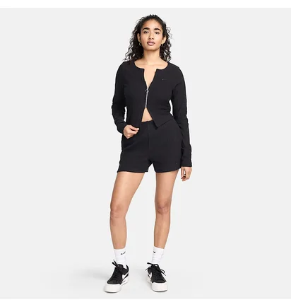 Кофта женская Nike Sportswear Chill Rib Black FN3682-010