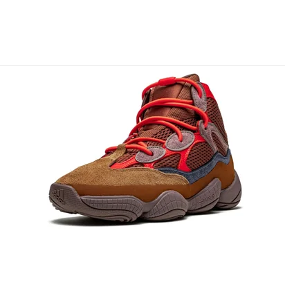 Кроссовки мужские Adidas Yeezy 500 High Bordo GW2874