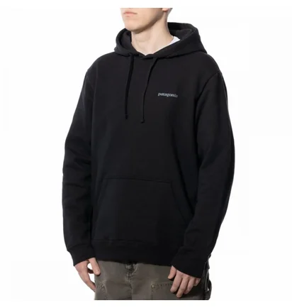 Худи мужское Patagonia Fitz Roy Icon Uprisal Hoody Black 39666-INBK