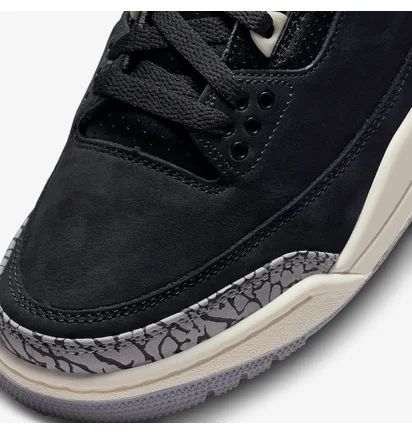 Кроссовки женские Air Jordan 3 Retro Off Noir Black CK9246-001