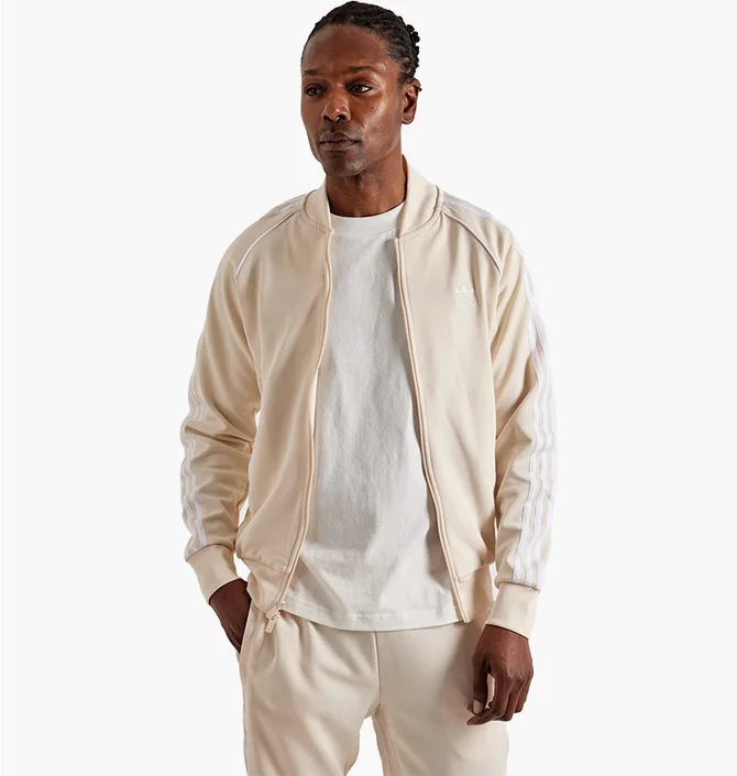 Олимпийка мужская Adidas Sst Track Jacket Beige IR9864