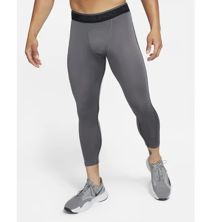 Лосины мужские Nike M Np Df 3Qt Tight Grey DD1919-068