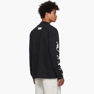 Лонгслів чоловічий Heron Preston Brush Longsleeve Black HMAB017F21JER0011001
