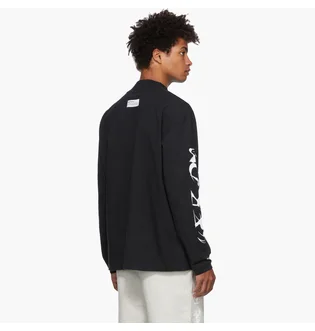 Лонгслив мужской Heron Preston Brush Longsleeve Black HMAB017F21JER0011001