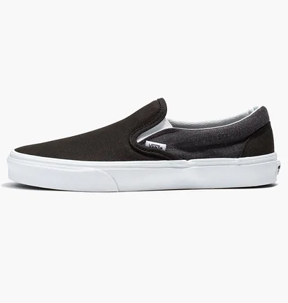 Кеды унисекс Vans Summer Linen Classic Slip-On Shoe Black VN0A7Q5DBMA