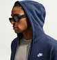 Толстовка мужская Nike Club MenS Full-Zip Fleece Hoodie Blue FN3861-451