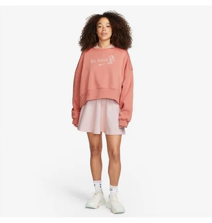 Світшот жіночий Nike Sportswear Fleece Sweatshirt Orange DV2825-824