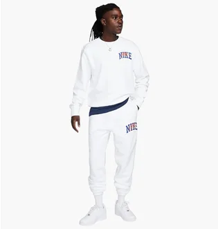 Спортивний костюм чоловічий Nike Club Fleece Brushed-Back White FV4447-100__FV4453-100