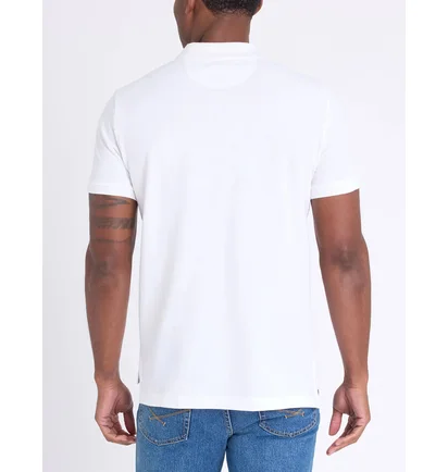 Поло чоловіче U.S. Polo Assn Slim Fit Solid Pique White 11C581-3O00A-WHITE