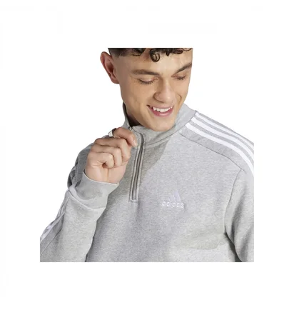 Кофта чоловіча Adidas Essentials Fleece Halfzip Sweatshirt Grey IJ8905