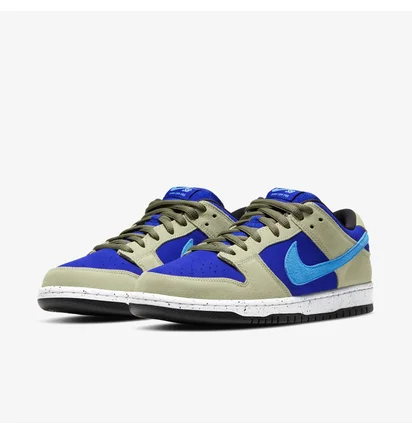 Кроссовки унисекс Nike Dunk Low Sb Acg Celadon Blue/Green Bq6817-301