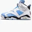 Кроссовки мужские Air Jordan 6 Retro Unc Light Blue/White CT8529-410