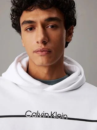 Худі чоловіче Calvin Klein Logo Hoodie White K10K114338-YAF