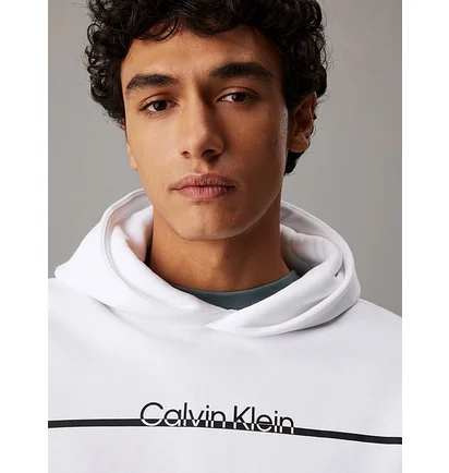 Худи мужское Calvin Klein Logo Hoodie White K10K114338-YAF