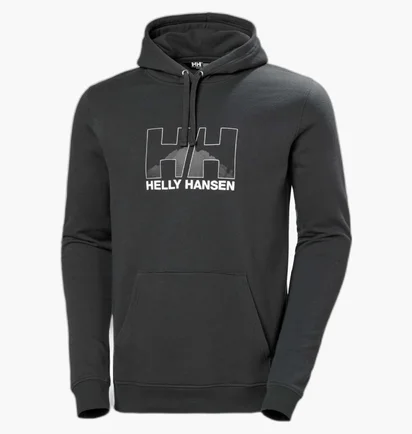 Худи мужское Helly Hansen Nord Graphic Pull Over Hoodie Black 62975-981