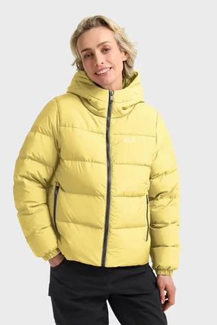 Пуховик женский JACK WOLFSKIN Frozen Palace Yellow A65097M-0064