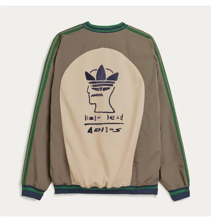 Свитшот мужской Adidas X Brain Dead Beige/Grey JN7153
