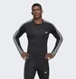 Лонгслів чоловічий Adidas Techfit 3-Stripes Training Long Sleeve Tee Black Hd3532