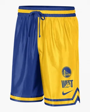 Шорты мужские Nike Golden State Warriors Courtside Blue/Yellow Dr9360-728