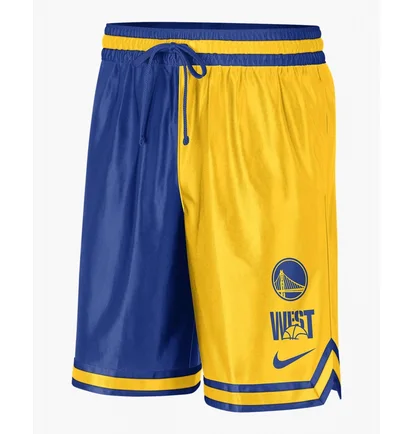 Шорты мужские Nike Golden State Warriors Courtside Blue/Yellow Dr9360-728