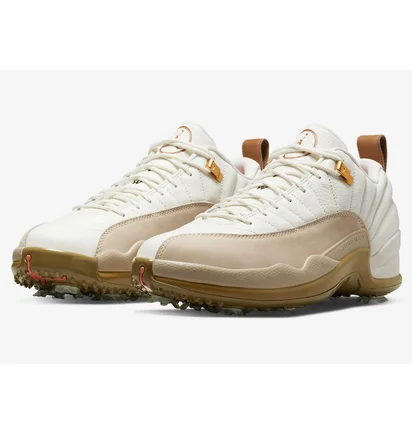Кросівки чоловічі Air Jordan 12 Low Golf Driftwood White Dm9016-109