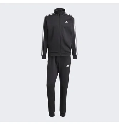 Спортивный костюм мужской Adidas Basic 3-Stripes Fleece Track Suit Black IJ6067
