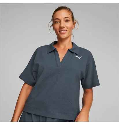 Поло жіноче Puma Her Polo Tee Blue 67310816