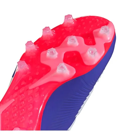 Бутсы унисекс Adidas Predator Elite Ll Ag Blue/Orange IF6430