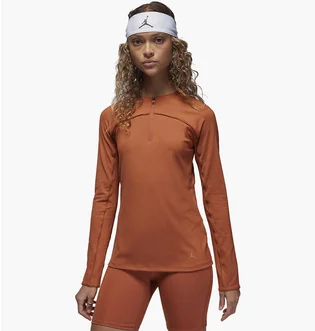 Кофта женская Air Jordan Sport Long-Sleeve Top Brown FN5113-209
