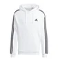 Худі чоловіче Adidas Essentials 3S Fleece Hoody White IJ6476