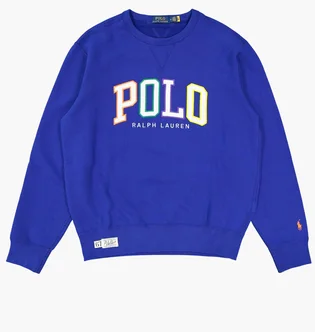 Свитшот мужской Ralph Lauren Polo Fleece Logo Sweatshirt Blue 710890191003