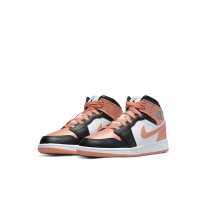 Кроссовки детские Air Jordan 1 Mid White/Peach Dm9077-108
