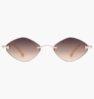 Солнцезащитные очки женские Carolina Lemke Gold/Brown CL3862-С2