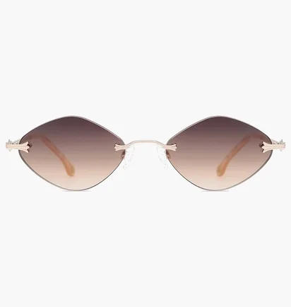 Солнцезащитные очки женские Carolina Lemke Gold/Brown CL3862-С2