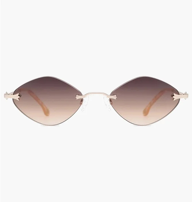 Солнцезащитные очки женские Carolina Lemke Gold/Brown CL3862-С2