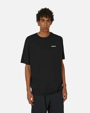 Футболка мужская Patagonia P-6 Logo Responsibili T-Shirt Black 38504