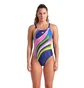 Купальник женский Arena Water Fluids Swimsuit Swim Pro Blue/Multi 008837-570
