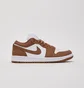 Кроссовки женские Air Jordan 1 Low Brown/White DC0774-202