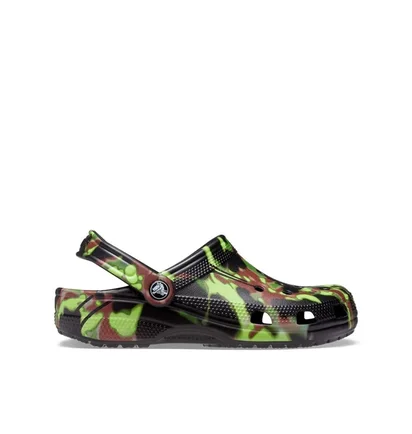 Тапочки унисекс CROCS Classic Spray Camo Clog Black 208261