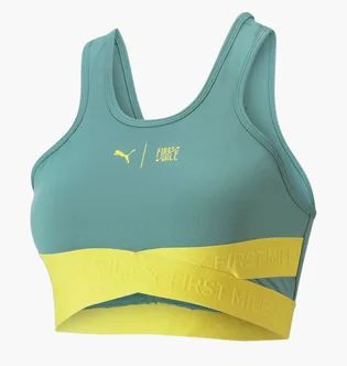 Топ жіночий Puma First Mile High Impact Bra Green 523210-84