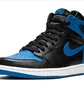 Кросівки чоловічі Air Jordan 1 Retro High Og Black/Blue 555088-007