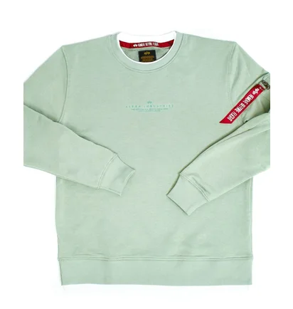 Світшот чоловічий Alpha Industries Double Layer Sweater Green 136302-680