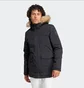 Парка мужская Adidas Hooded Fur Parka Black IK0553