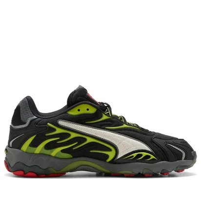 Кроссовки мужские Puma A$Ap Rocky X Inhale Black Lime Pow Black 402459-01
