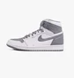 Кроссовки мужские Air Jordan 1 Retro High Og White/Grey 555088-037