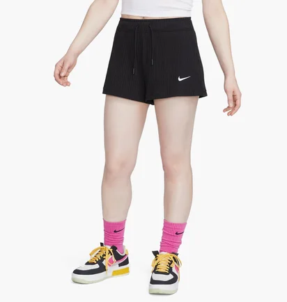 Шорти жіночі Nike W Nsw Rib Jrsy Short Black DV7862-010