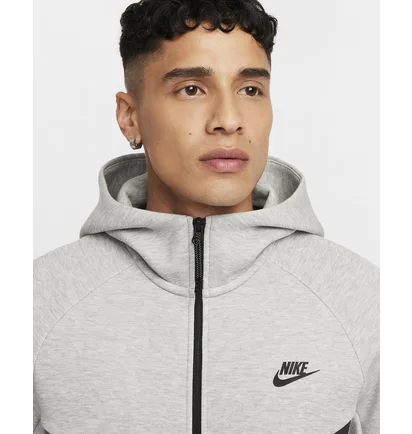 Толстовка чоловіча Nike Tech Full-Zip Windrunner Hoodie Grey HV0949-063