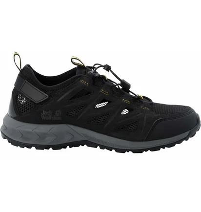 Кросівки чоловічі Jack Wolfskin Woodland 2 Hybrid Low Black 4051301-6357